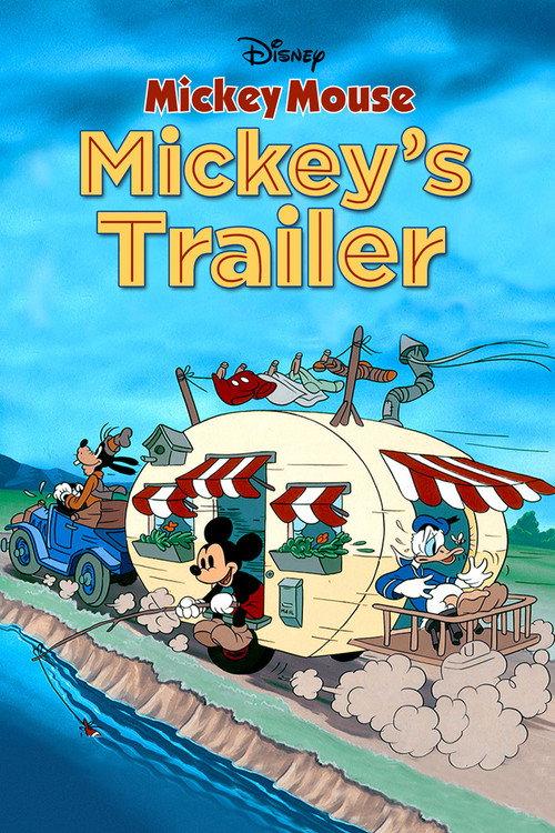 Mickey's Trailer 1938 official movie poster