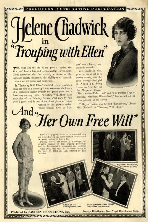 Her Own Free Will 1924 official movie poster