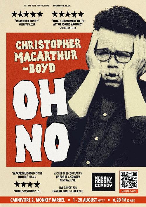 Christopher Macarthur-Boyd: Oh No 2024 official movie poster