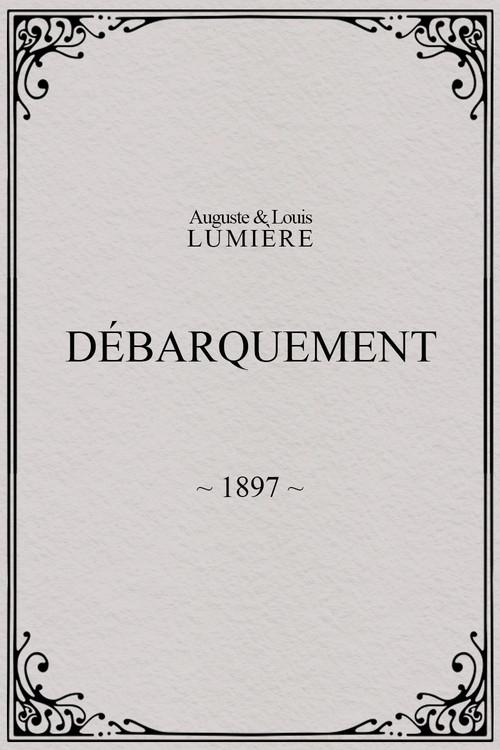 Disembarkment 1897 official movie poster