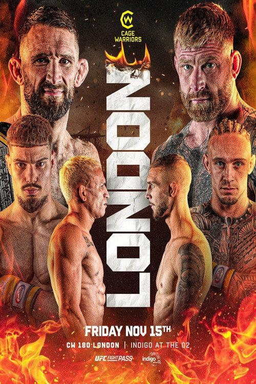Cage Warriors 180: London 2024 official movie poster