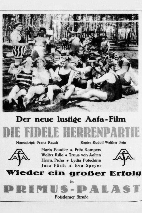 Die fidele Herrenpartie 1929 official movie poster