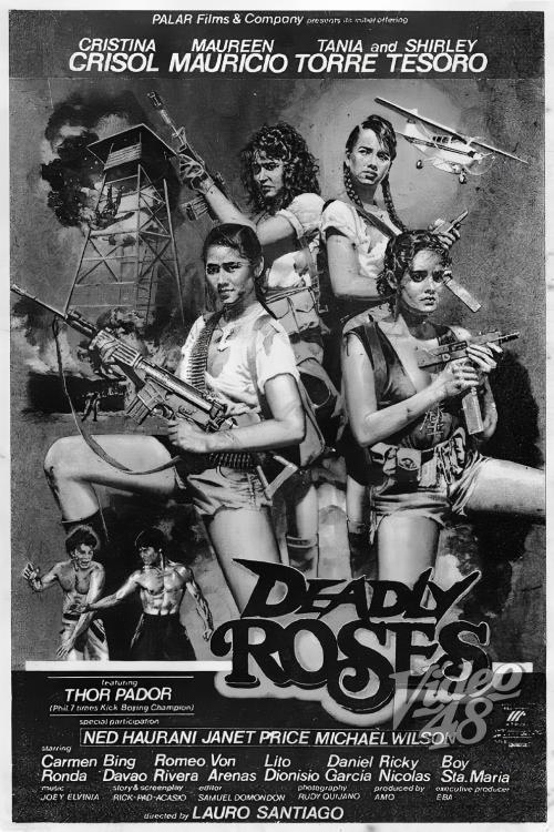Deadly Roses 1989 official movie poster
