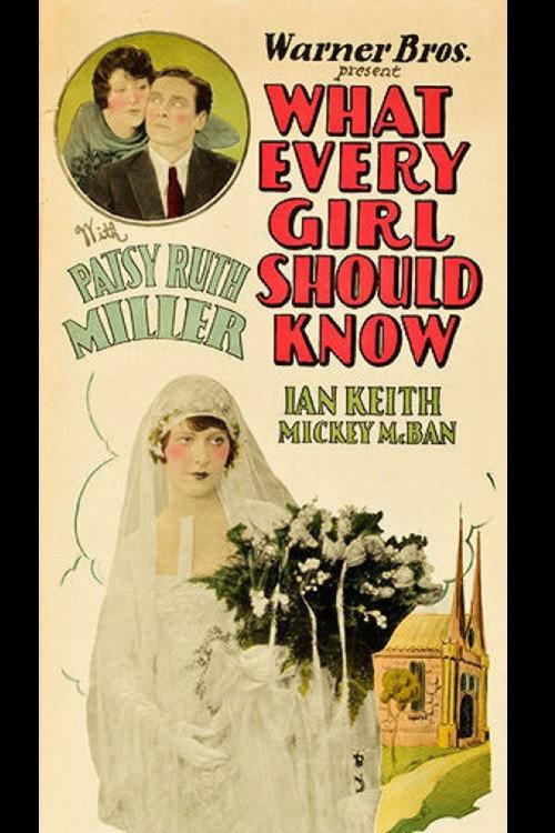 What Every Girl Should Know 1927 official movie poster