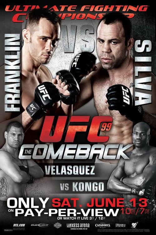 UFC 99: The Comeback 2009 official movie poster