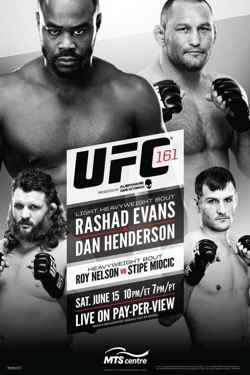 UFC 161: Evans vs. Henderson 2013 official movie poster