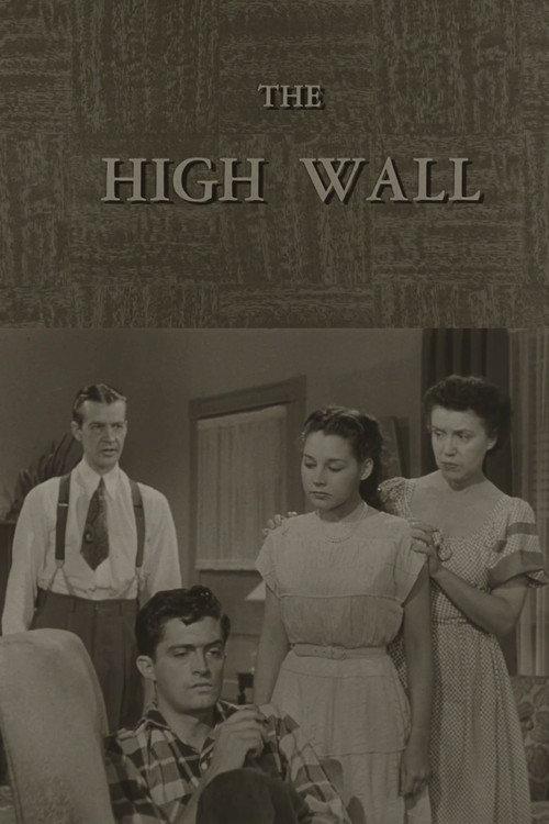 The High Wall 1952 official movie poster