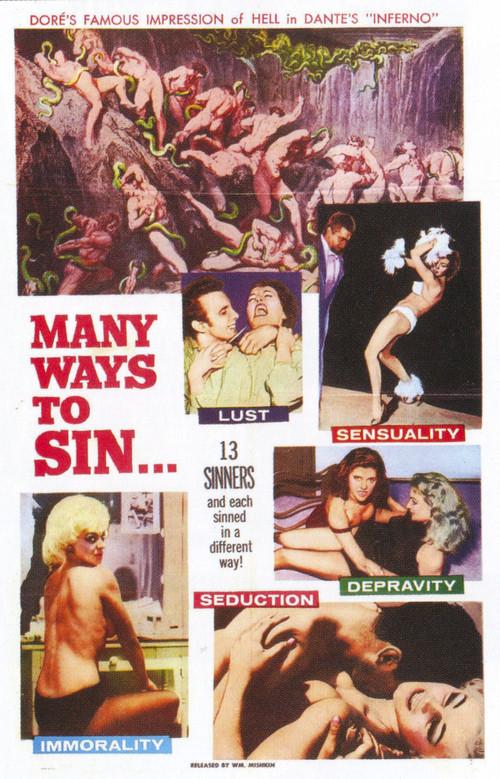 Many Ways to Sin 1960 official movie poster