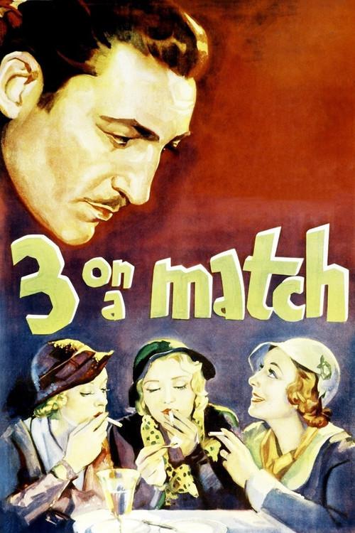 Three on a Match 1932 official movie poster