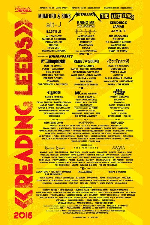 Alt-J - Live Reading Festival 2015 official movie poster