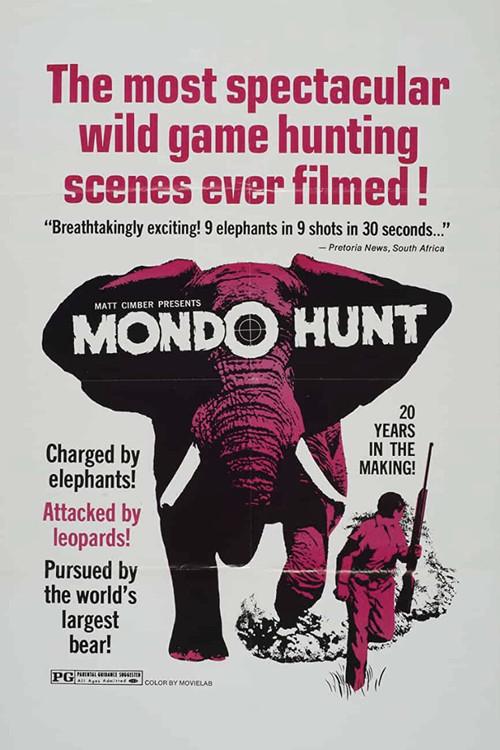 Mondo Hunt 1972 official movie poster