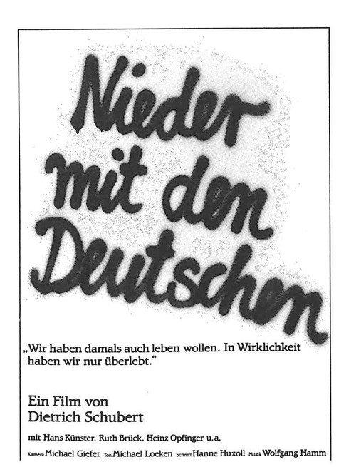 Nieder mit den Deutschen 1984 official movie poster