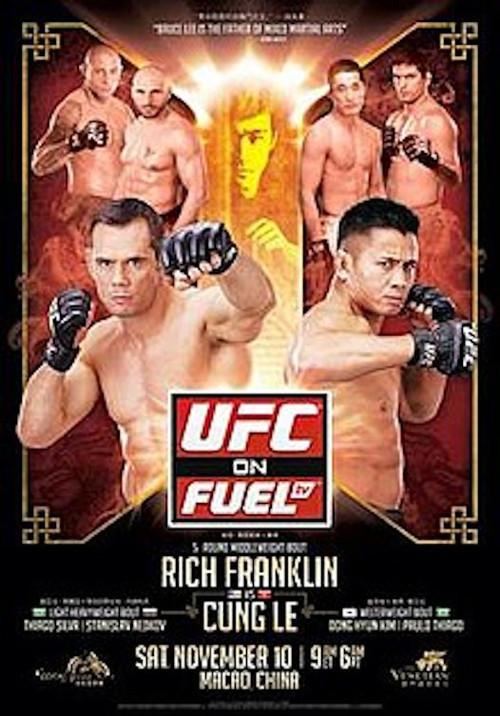 UFC on Fuel TV 6: Franklin vs. Le 2012 official movie poster