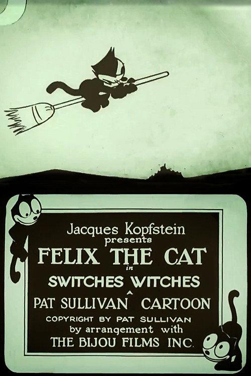 Felix the Cat Switches Witches 1927 official movie poster