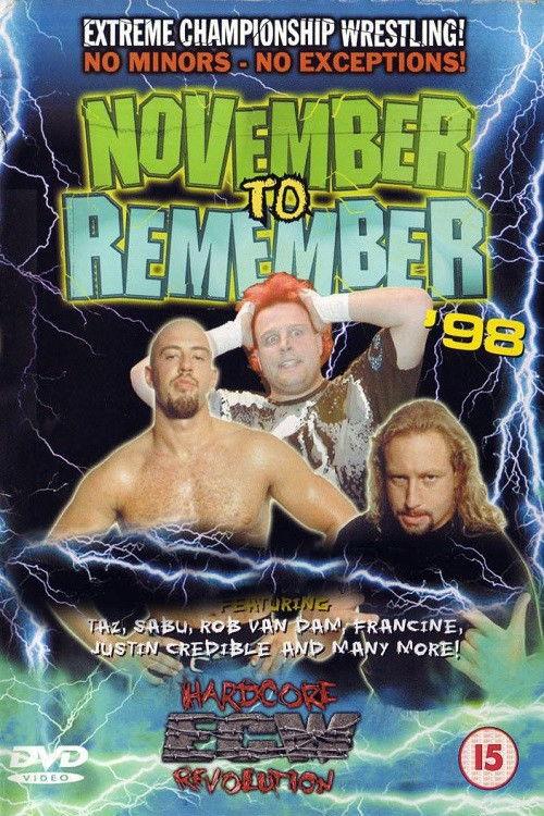 ECW November To Remember 1998 1998 official movie poster