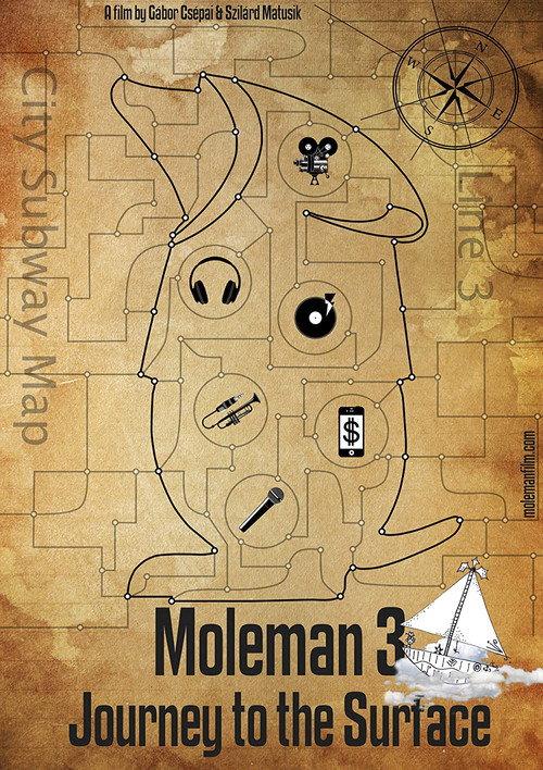 Moleman 3: Journey to the Surface 2014 official movie poster