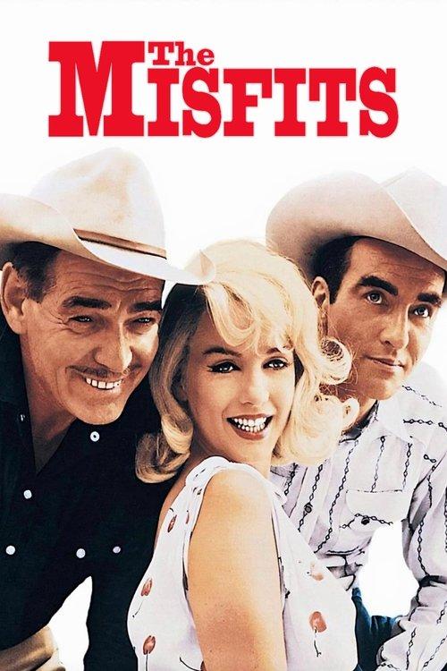 The Misfits 1961 official movie poster