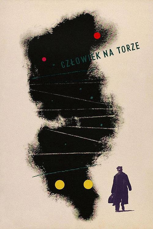 Man on the Tracks 1957 official movie poster