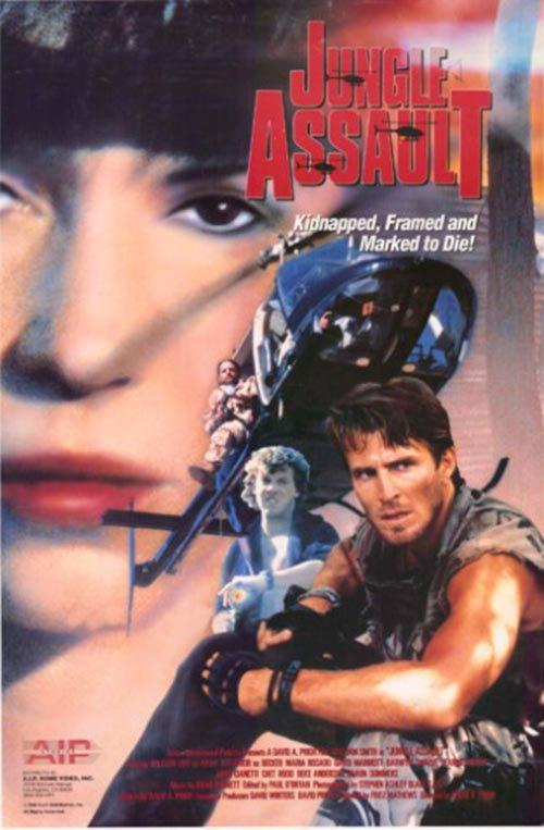 Jungle Assault 1989 official movie poster