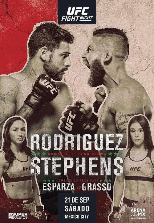 UFC Fight Night 159: Rodriguez vs. Stephens 2019 official movie poster