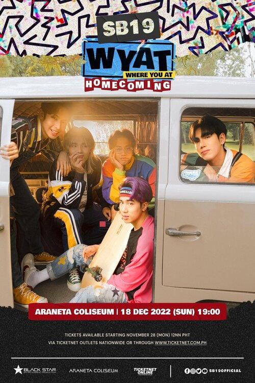 SB19 WYAT Tour Homecoming Concert 2022 official movie poster