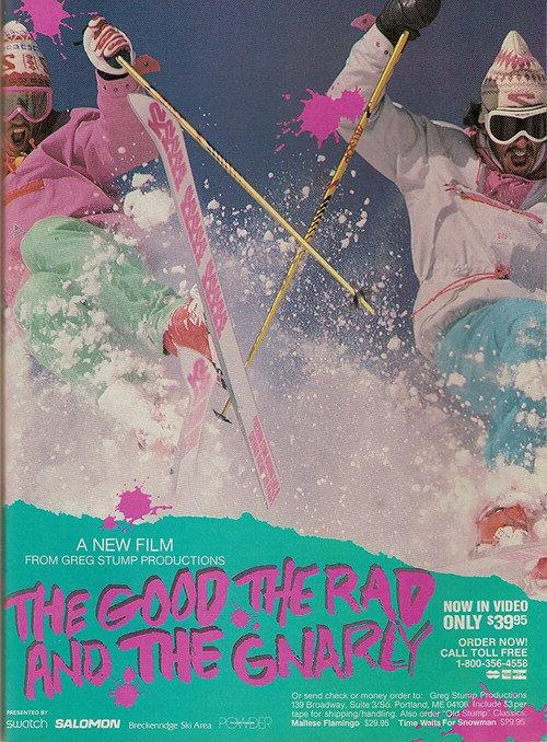 The Good, the Rad and the Gnarly 1987 official movie poster