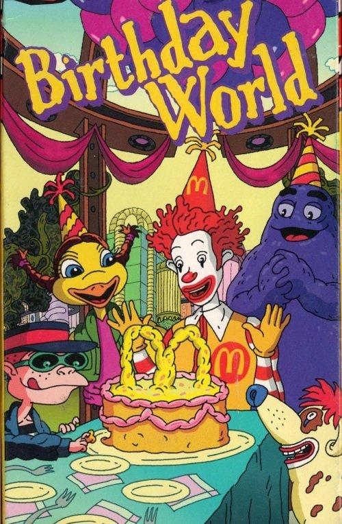 The Wacky Adventures of Ronald McDonald: Birthday World 2001 official movie poster