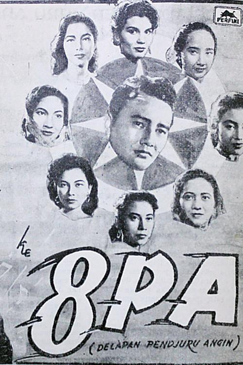 Delapan Pendjuru Angin 1957 official movie poster