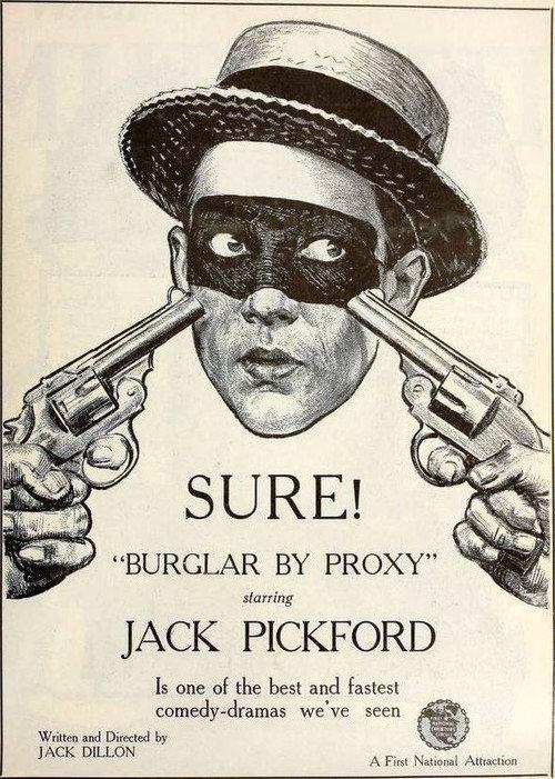Burglar by Proxy 1919 official movie poster