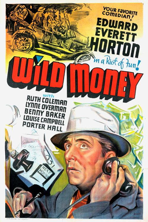 Wild Money 1937 official movie poster