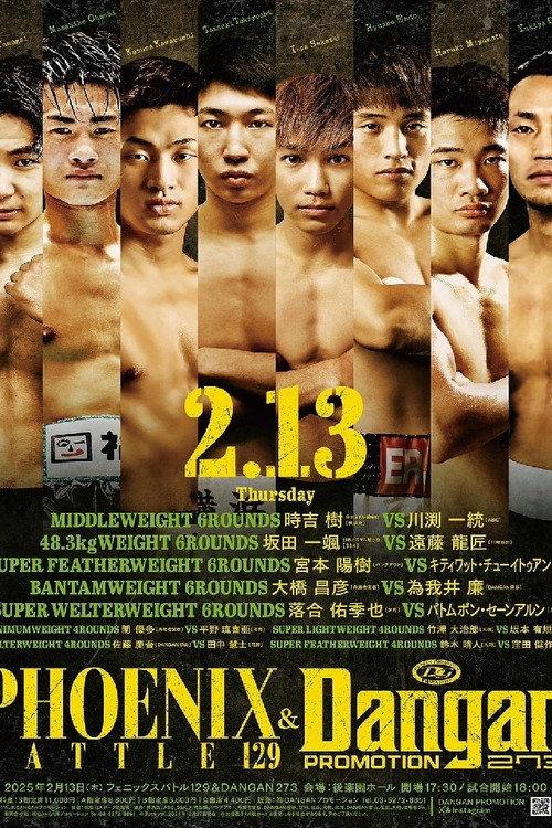PHOENIX BATTLE 129 & DANGAN 273 2025 official movie poster