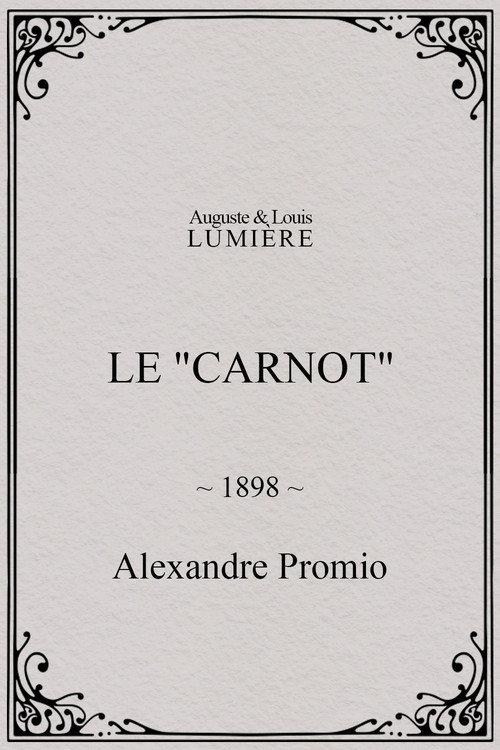 Le "Carnot" 1898 official movie poster