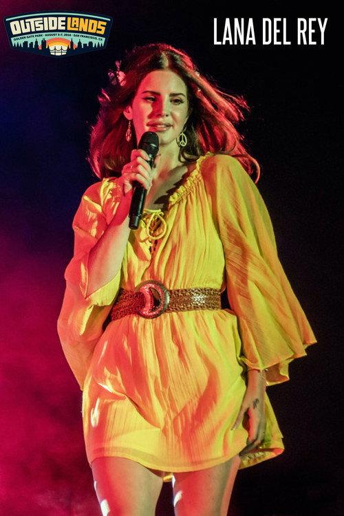 Lana Del Rey - Live at Outside Lands Festival 2016 official movie poster