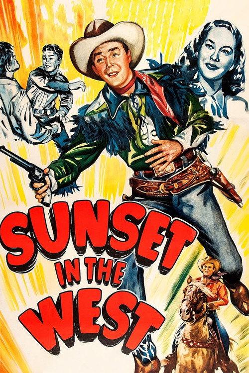Sunset in the West 1950 official movie poster