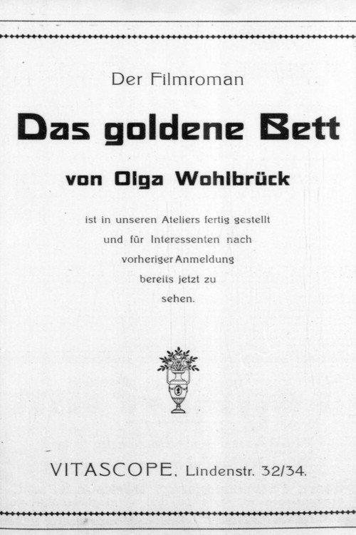 Das goldene Bett 1913 official movie poster