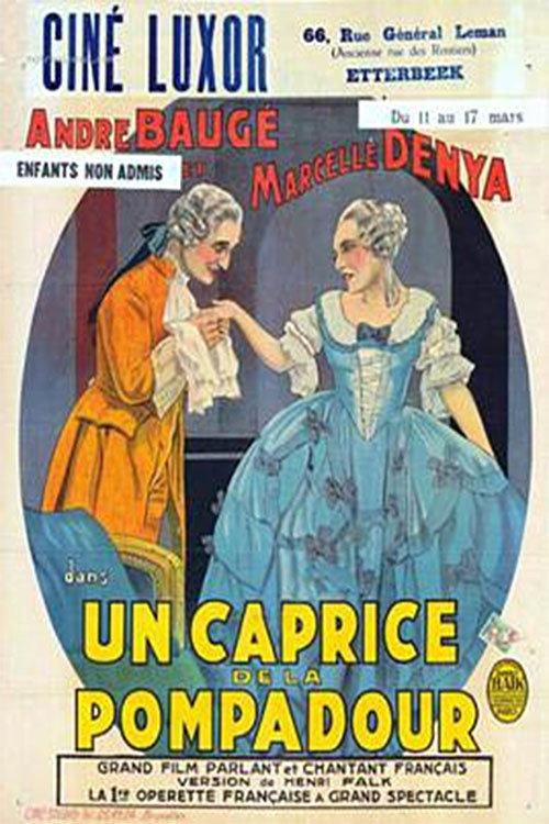 A whim of the Pompadour 1931 official movie poster