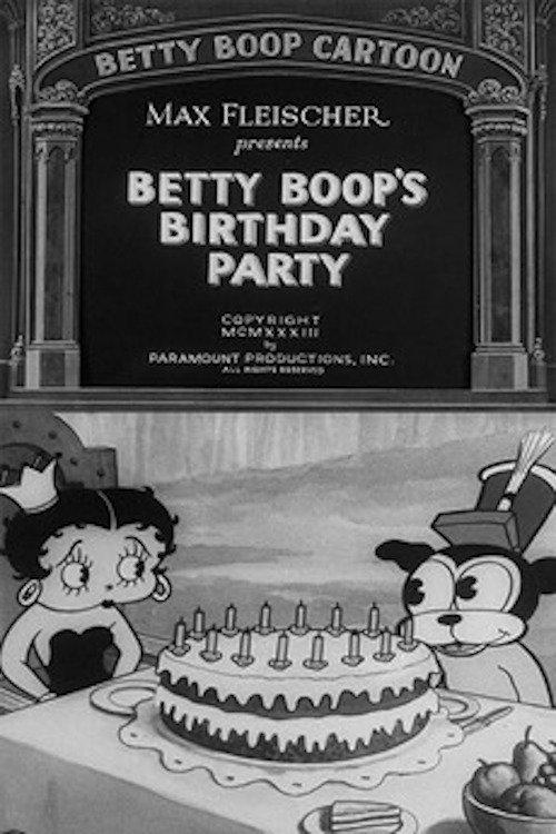 Betty Boop's Birthday Party 1933 official movie poster