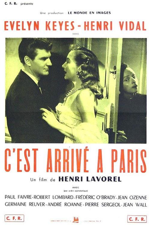 It Happened in Paris 1952 official movie poster
