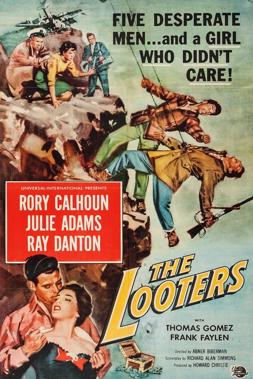 The Looters 1955 official movie poster