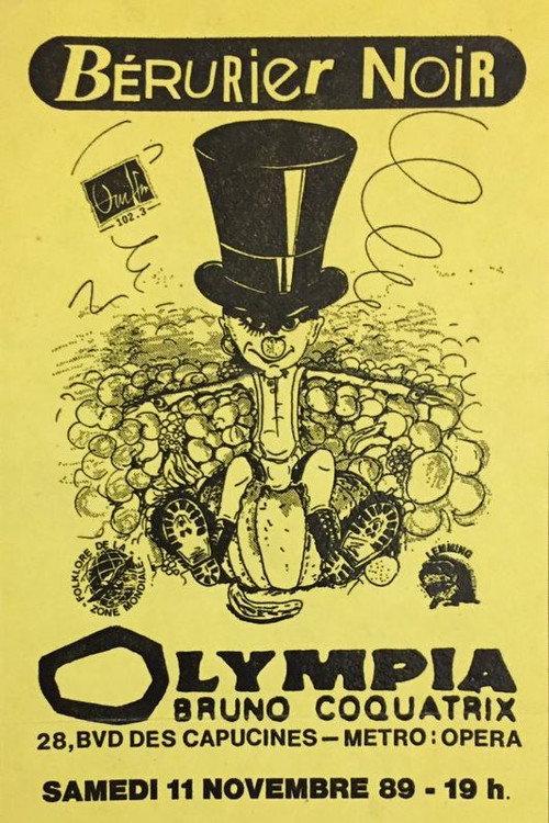 Viva Bertaga - Live à Olympia 1989 1989 official movie poster