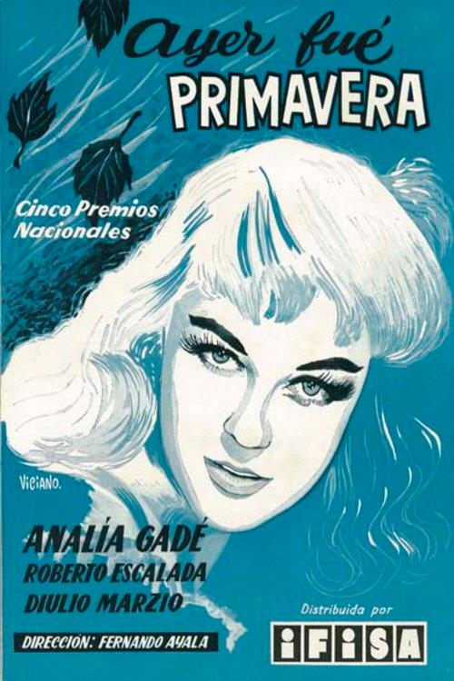 Yesterday Was Spring 1955 official movie poster