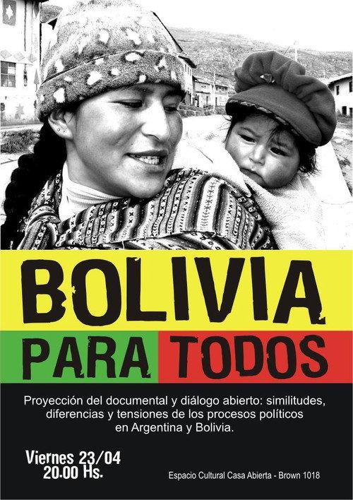 Bolivia para todos 2009 official movie poster