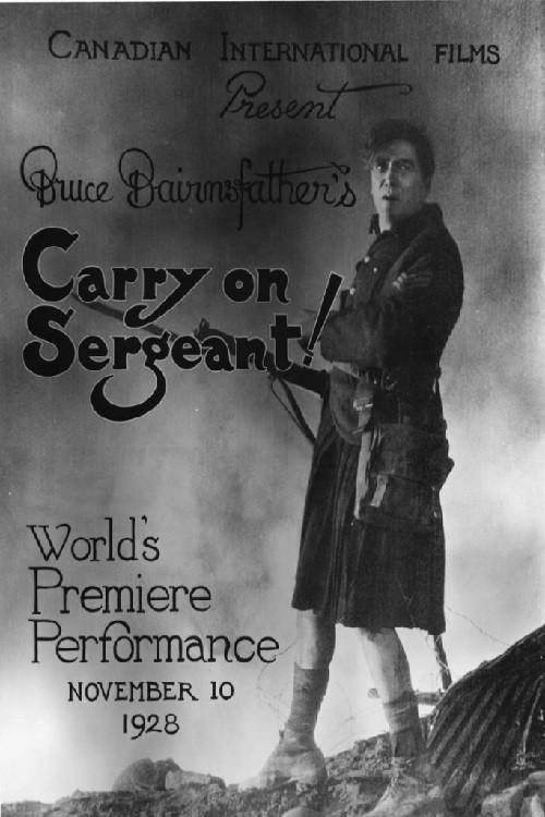 Carry On, Sergeant! 1928 official movie poster