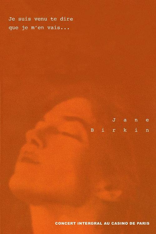 Jane Birkin au Casino de Paris 1991 official movie poster