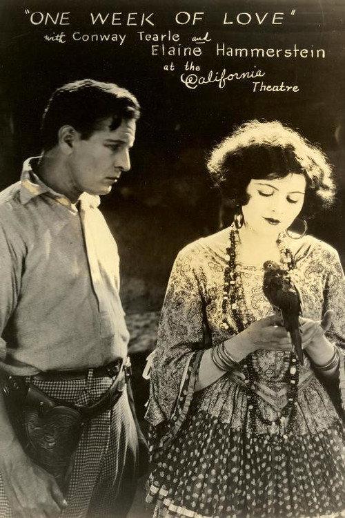 One Week of Love 1922 official movie poster