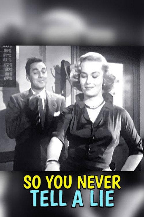 So You Never Tell a Lie 1952 official movie poster