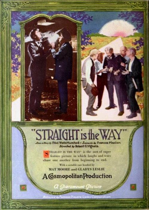 Straight Is the Way 1921 official movie poster