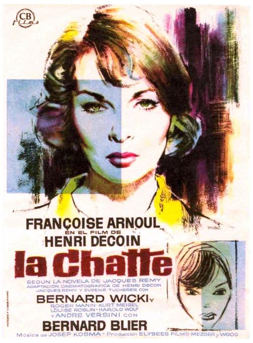 The Cat 1958 official movie poster