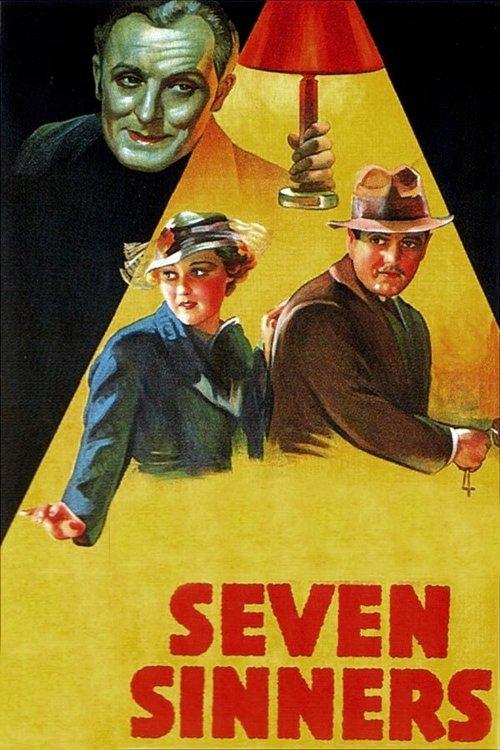 Seven Sinners 1936 official movie poster