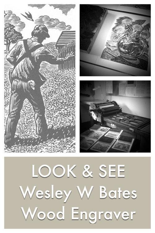 LOOK & SEE:  Wesley W. Bates - Wood Engraver 2017 official movie poster
